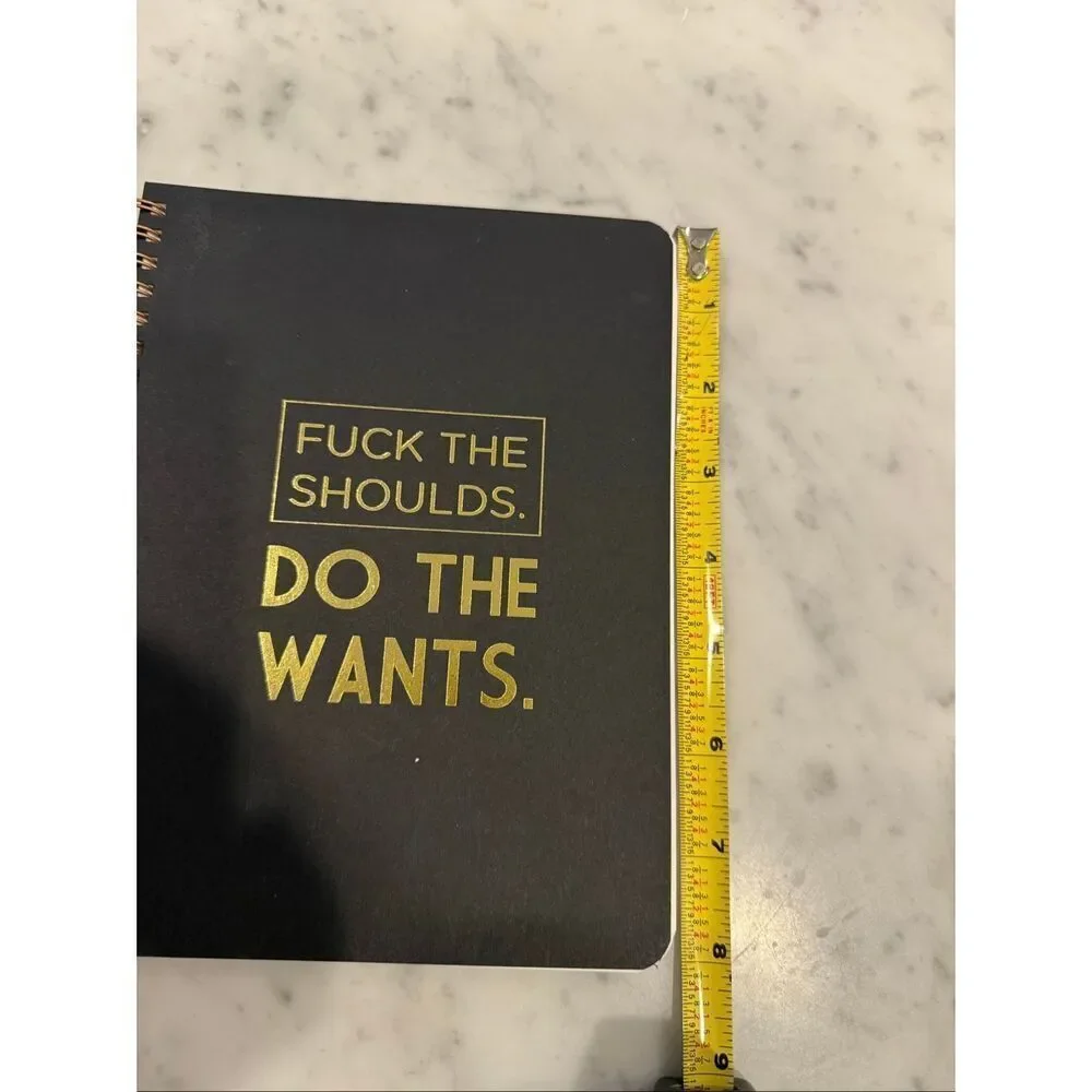 F the shoulds do the wants journal notebook